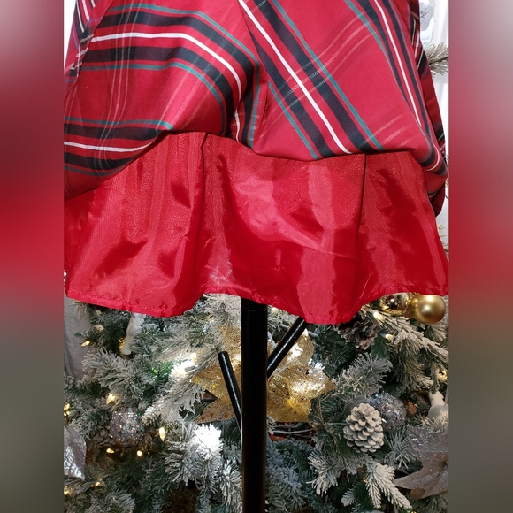 Carter's Toddler Girl Plaid Sateen Dress - Picture 4 of 4